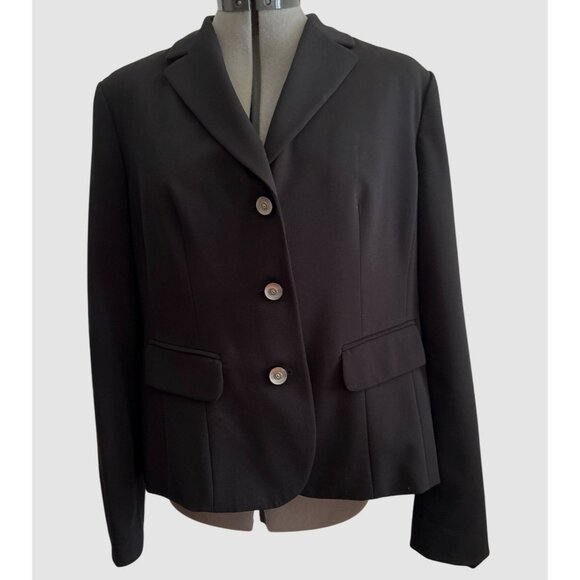 Evan-Picone Jackets & Blazers - Evan-Picone Petite Essentials Black Blazer Jacket 14P Business Professional